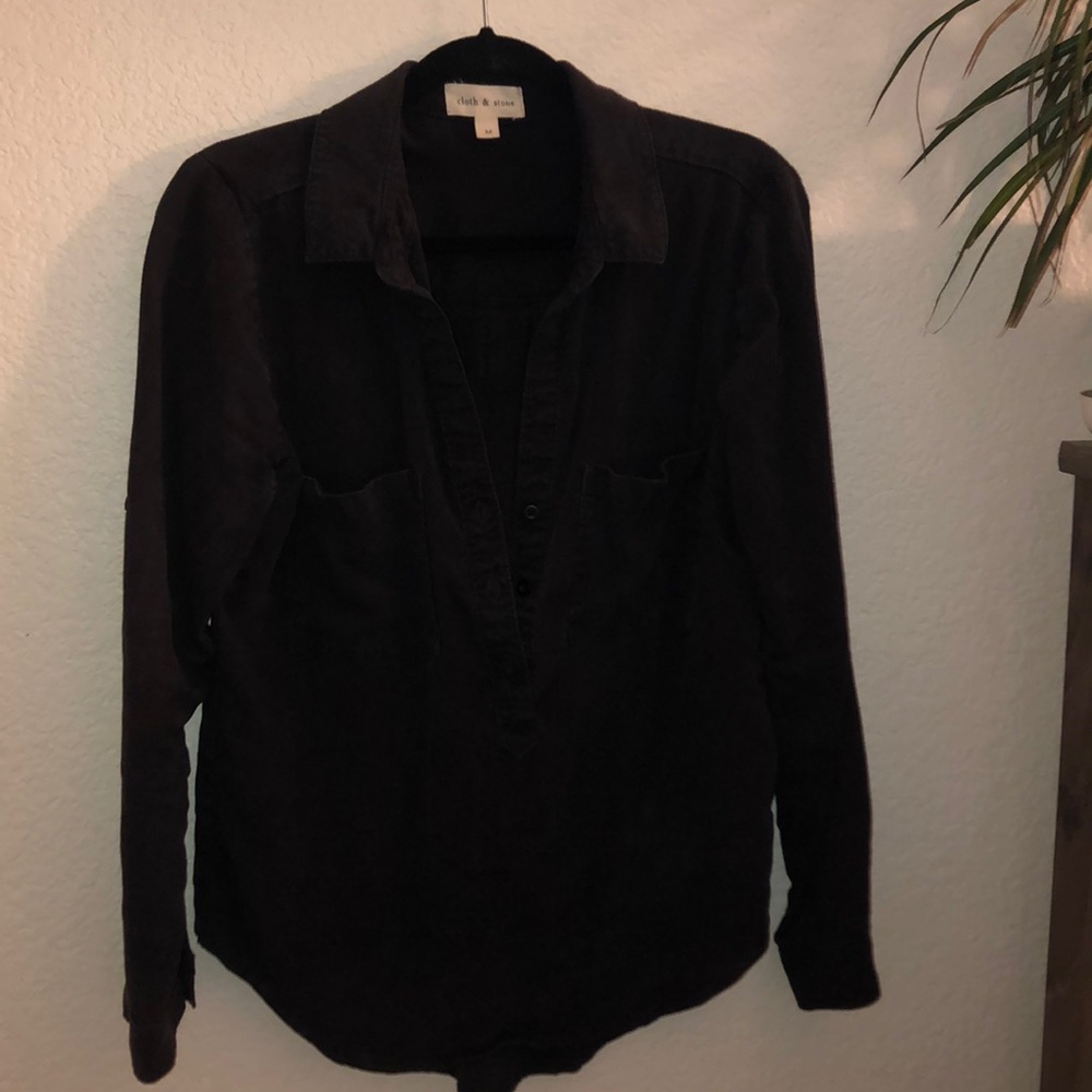 Cloth and stone top